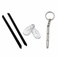 Kit Plaquetas + Chave de ajuste e Borracha da haste Oakley Socket OX3217 55/ OX3218 54