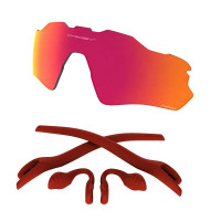 Kit Oakley Radar Ev Path Oo9208 - Lente Prizm Ruby + Sock Kit Vermelho