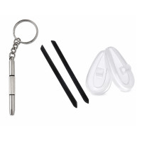 Kit Plaquetas + Chave de ajuste e Borracha da haste Oakley Fuller OX 3227