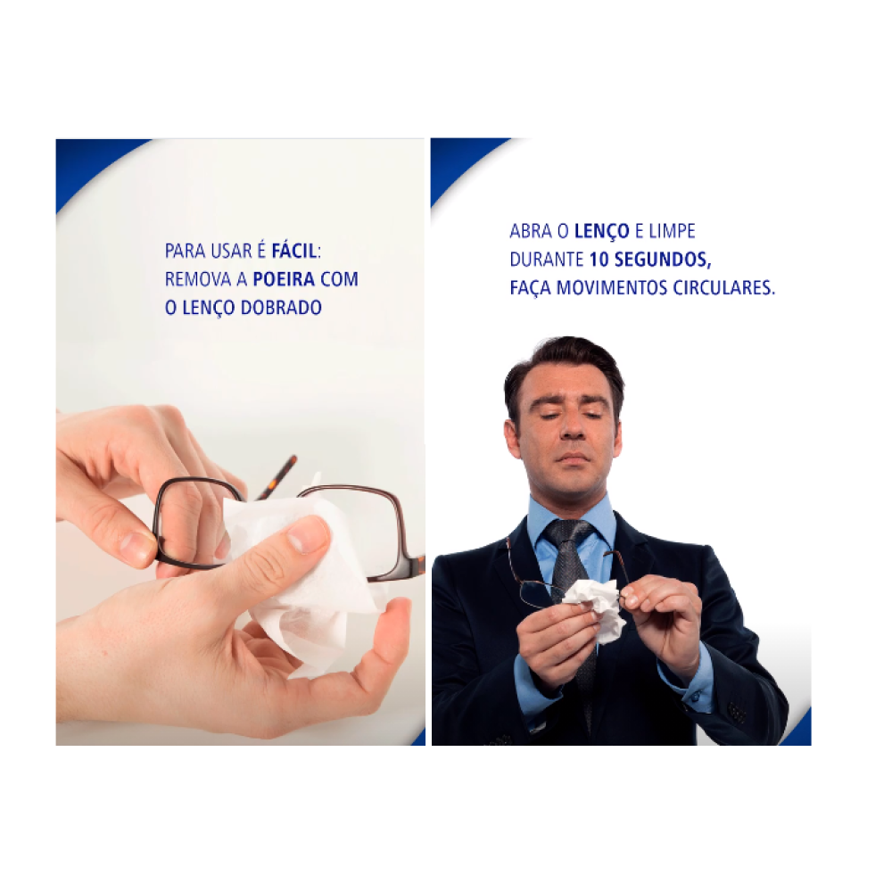 Lenços Limpa Lentes Zeiss Lens Wipes
