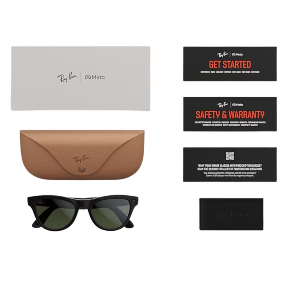 Ray Ban Meta Skyler RW 4014 601/T3 52 Polarizado - Meta IA