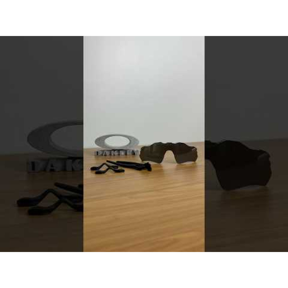 Kit Oakley Radar Ev Path Oo9208 - Lente Prizm Black Polarizado + Sock Kit Preto