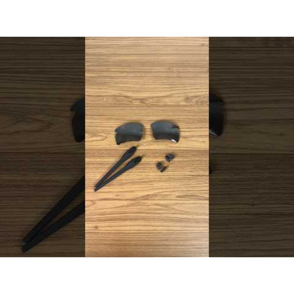 Oakley Flak 2.0 Xl OO9188 Lente Prizm Black + Borrachas das Hastes e Nosepads Preto