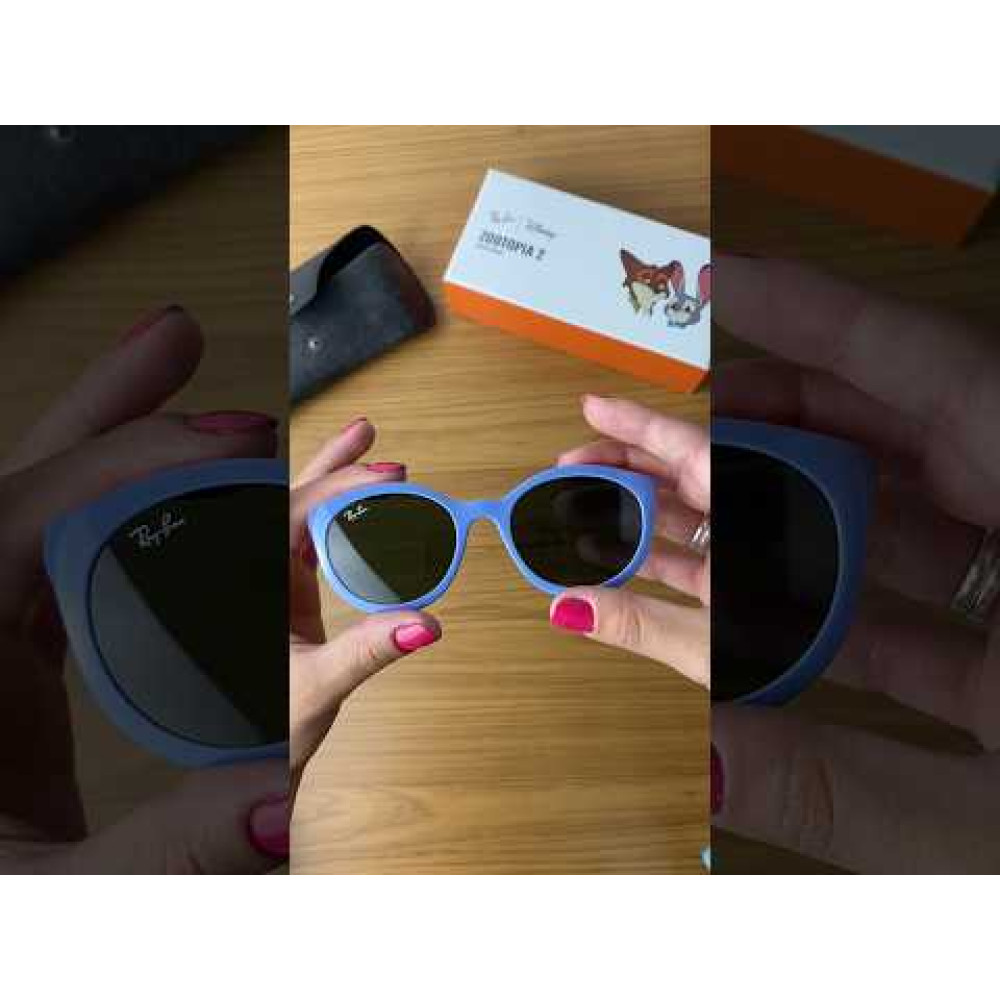 Ray Ban Junior Clip-on RB 1625DC 7510/71 47 - Coleção Asiática - Zootopia 